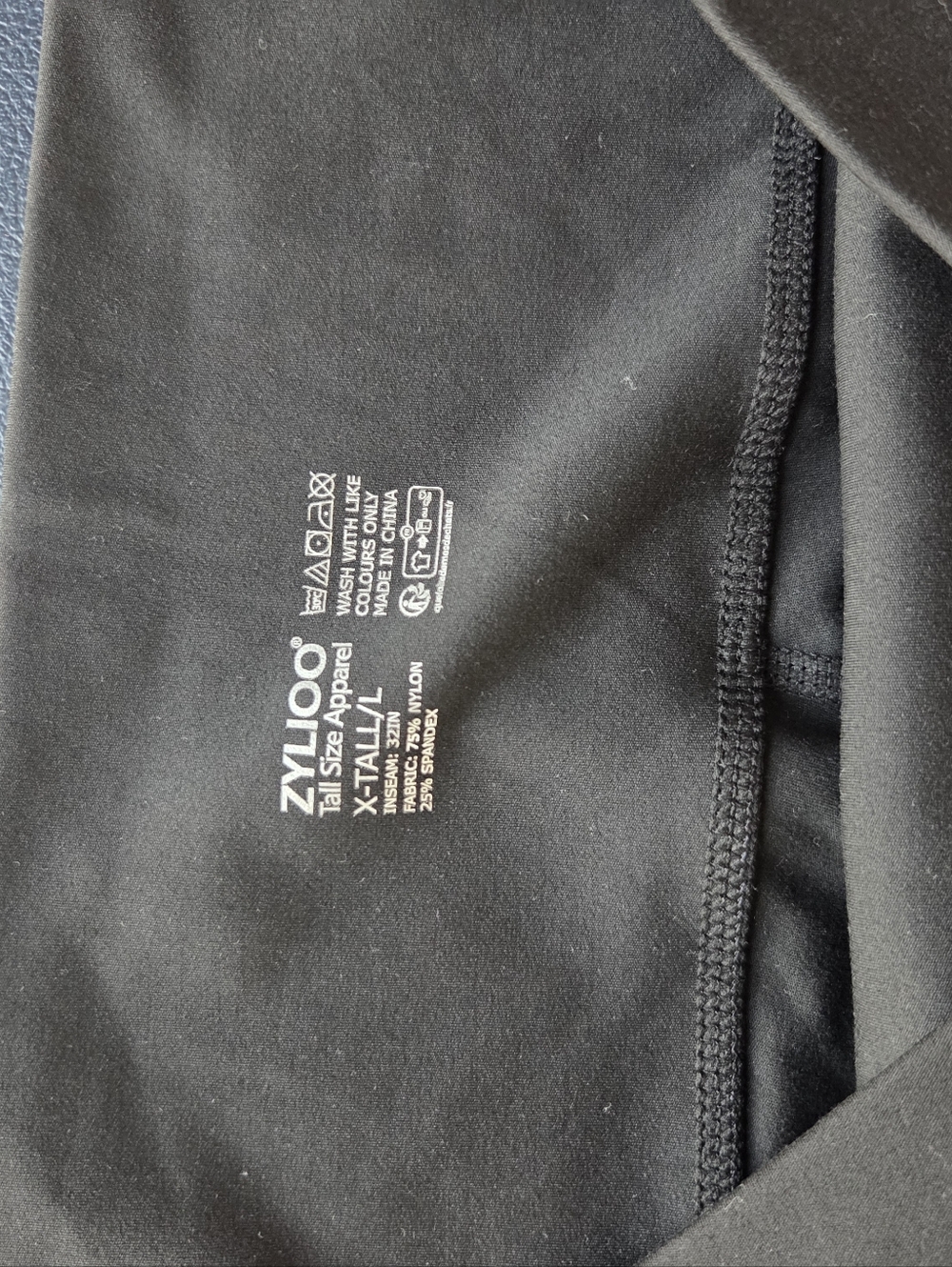 ZYLIOO Black Activewear Leggings
